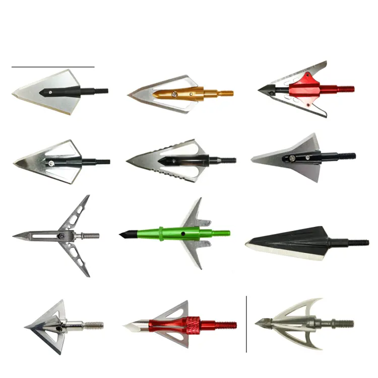 Zooyi — flèche à lame unique mécanique, traditionnel et personnalisé, avec 2, 3 ou 4 lames, pour la chasse, 100 gr
