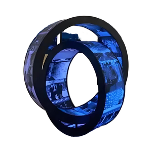 Módulos LED P1.86, tamaño personalizado, pantalla Led Flexible Vertical suave, pantalla de pared de vídeo Led Flexible para publicidad interior - Product Image 1