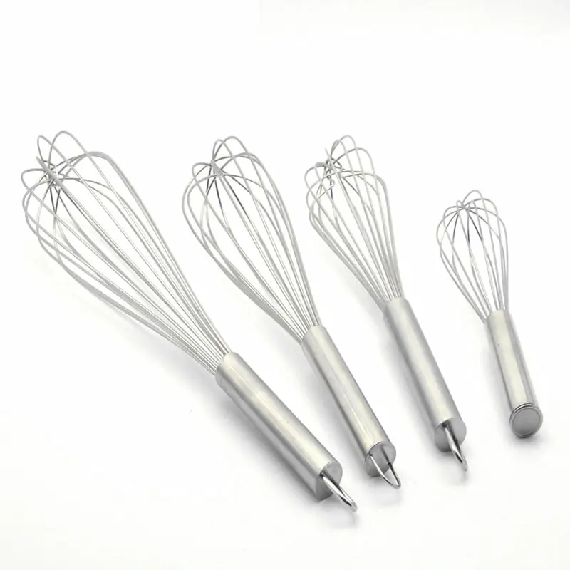 8 "10" 12 "तार Whisk अंडे Beaters सम्मिश्रण के लिए स्टेनलेस स्टील अंडा Whisk, Whisking, पिटाई और सरगर्मी