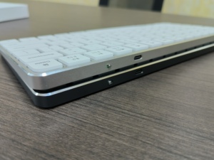 Teclado ultrafino para tableta K303 Virtual Laser BT para MAC WINDOWS, Mini teclado mágico inteligente inalámbrico de metal de aluminio ultrafino - Product Image 3