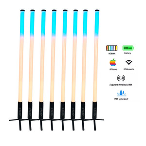IP65防水ピクセルステージライト360 TUBE RGBWA 5in1 Maky LightワイヤレスバッテリーDMXアプリLEDバーアップライトDjウェディングクラブ用 - Product Image 2