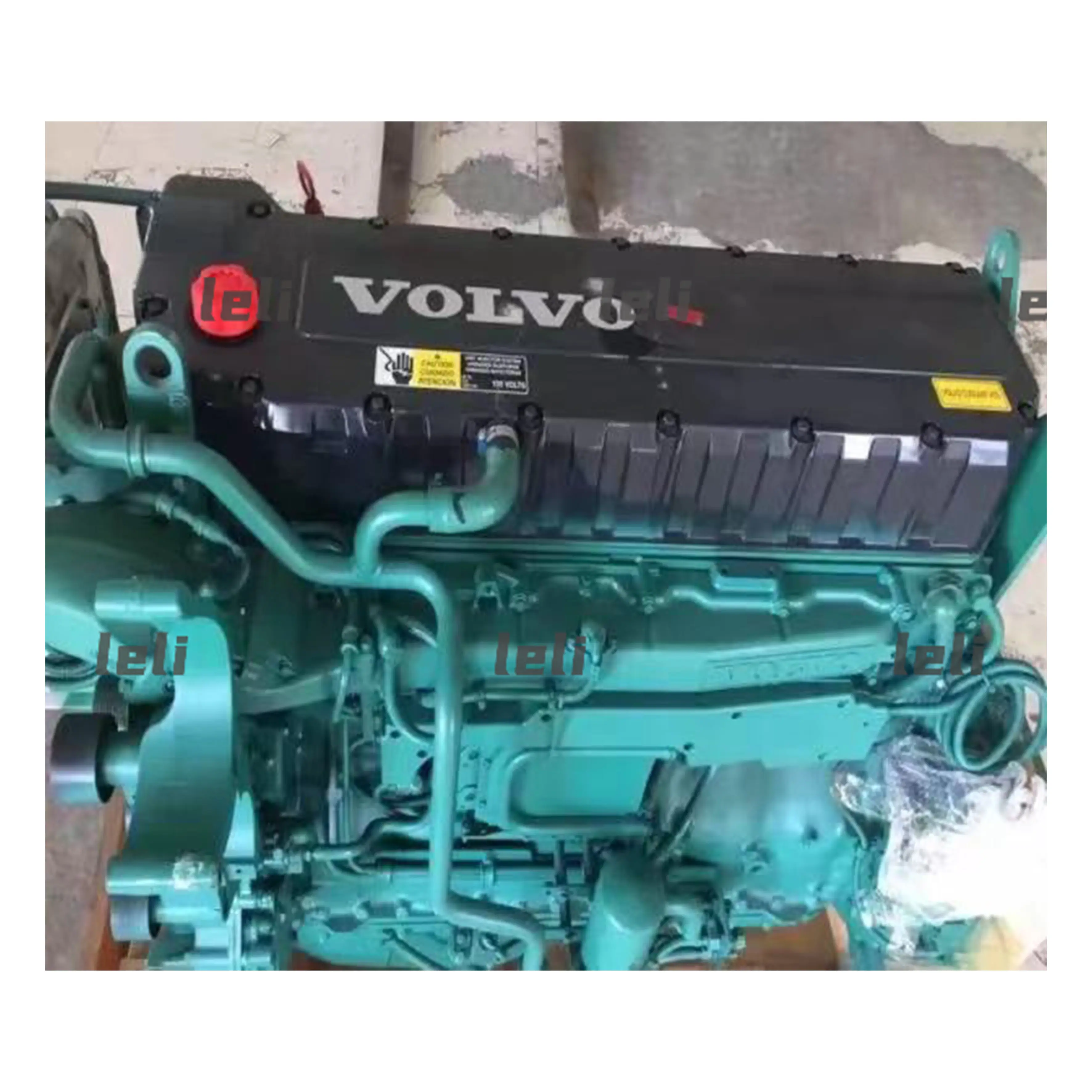 Mesin Diesel D12D Volvo Mesin Bekas Berkualitas Tinggi Berfungsi dengan Baik