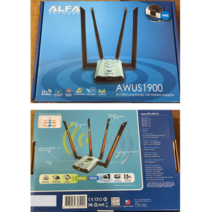 Originale ALFA AWUS1900 RTL8814AU chip per Mac Linux Kali Raspberry Pi GEEKS rete HACKER Wifi Link Taiwan - Product Image 2