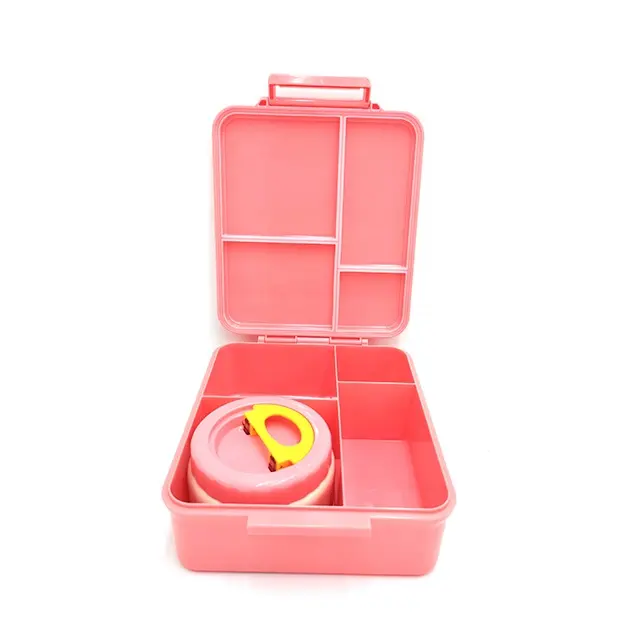 Draagbare Thermische Lunchbox 304 Roestvrij Staal Voedsel Container Voor Kids School Vacuüm Isolatie Bento Lunchbox