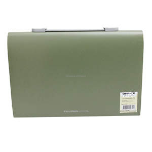 Carpeta de archivos expandible A4 profesional Carpeta de archivos expandible gris de 12 bolsillos - Product Image 5