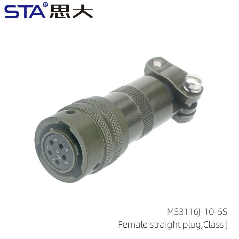 MS3116-10-5S Female straight plug,Class J