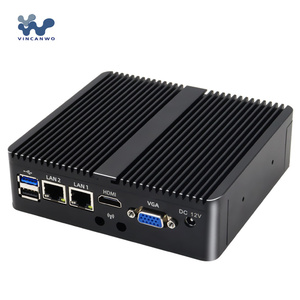 Vincanwo Celero Mini-Computer Heißer Verkauf 8GB DDR3 4xUSB VGA HD-MI Lüfter loses Dual LAN RS232 COM Quad 64GB 32GB 4 Typen-US CN New Quad - Product Image 2