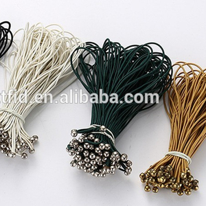 Bucle elástico con extremo de bola/etiqueta colgante, lazos elásticos, lazos elásticos para regalo - Product Image 1