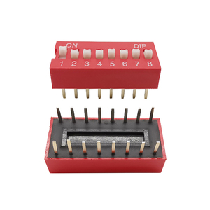 สวิตช์แบบสไลด์สวิตช์โมดูล1 2 3 4 5 6 8 9 10Pin 2.54มม. สวิตช์กดตำแหน่งแบบจุ่ม - Product Image 2