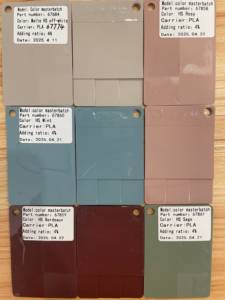 RongFeng Plastic Materials Factory Made PLA Matte Color Masterbatch Customized by <strong>Samples</strong> Multiple Colors Pantone RAL <strong>Codes</strong> - Product Image 6