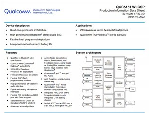 <strong>Bluetooth</strong> Modules Audio For Helmet Headset Qualcomm QCC5151 <strong>Bluetooth</strong> Receiver Module For Speakers