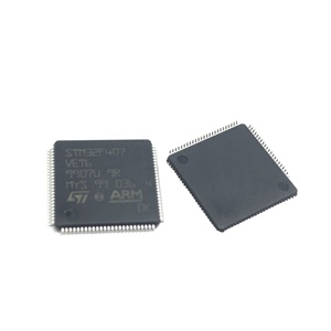 Microcontroladores ARM STM32F407VET6 STMicroelectronics-MCU ARM M4 512 FLASH 168 Mhz 192kB STM32F407VET6 - Product Image 1