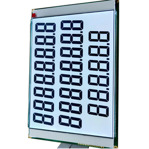 Kundenspezifisches alphanumerisches LCD TN Positives Negatives Segment Anzeige Mono für Kraftstoffspender-Ölmaschine - Product Image 1