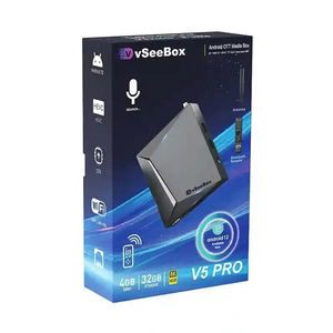Ses kontrolü ile 2025 yeni vSeeBox V5 Pro medya kutusu Android 12 uzaktan 8K çözünürlüğü destekler - Product Image 1
