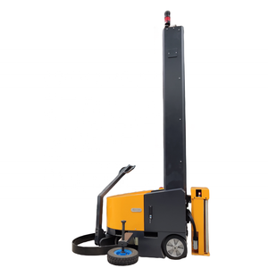 Carretilla elevadora eléctrica montada en camión, artefacto automático de carga y descarga, Robot portátil, envoltura de palés Manual sin límite