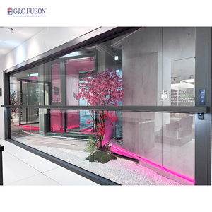 Fuson Lift up Hurricane Impact French <strong>windows</strong> Latest Design <strong>Small</strong> Size Best Single Double Hung Aluminium up Down Sliding <strong>Window</strong> - Product Image 2