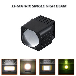 IDISON J3 fabrika özelleştirme Led matris modülü Lens yükseltme yüksek ışın 6500Lux 12v Volta Mini LED projektör Lens - Product Image 4