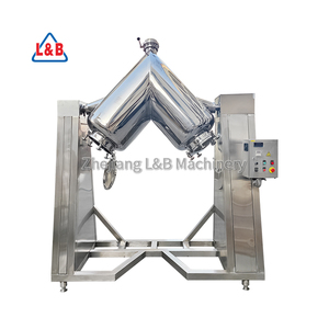 V şekilli toz madde karıştırma kuru toz Blender hapları şeker Tablet vitamini toz karıştırma makinesi V tipi mikser - Product Image 5