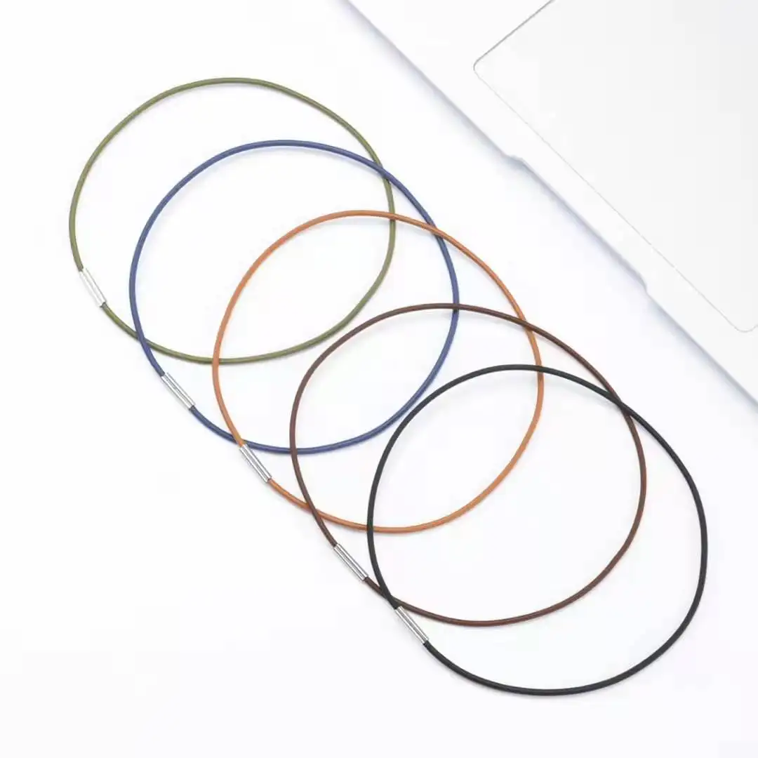 Personalizado de Nylon Cable de 1,5mm Multi uso elástico colorido cuerda/cable con deslizamiento clip final