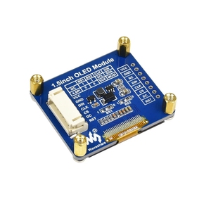 1,5-Zoll-OLED-Anzeigemodul 128x128 Pixel 16-Bit-Graustufen SPI/I2C-kompatibler Raspberry Pi / Arduino / STM32