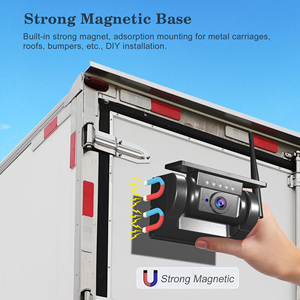 DIY bajo consumo de energía magnética solar inalámbrica cámara de respaldo portátil RV sistema de cámara de respaldo - Product Image 2