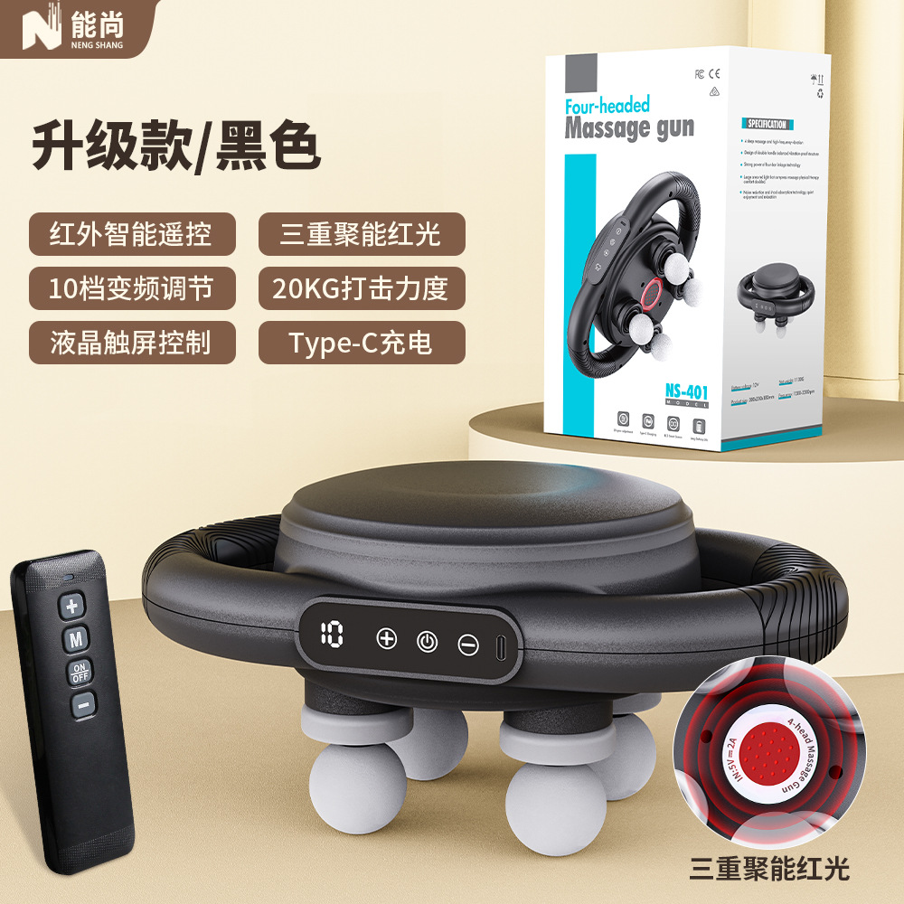 Black upgraded version with red light remote control