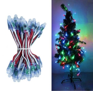 RGB colore digitale 5V LED Pixel luce 12mm WS2811 Full color Pixel LED decorazioni natalizie luci DC 12V ingresso IP68 impermeabile - Product Image 4