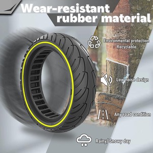 8.5インチスクーターゴムタイヤの防爆8.5インチタイヤ交換Mi M365 Gotrax Gxl V2電動スクーター8.5x2ソリッドタイヤ - Product Image 3
