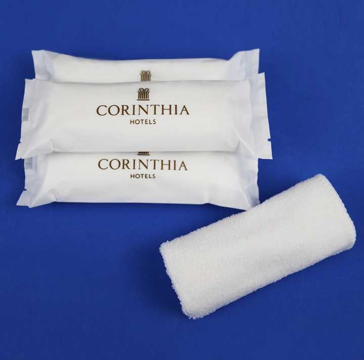 Wholesale Factory High Quality 100% Cotton Towels Disposable Wedding Banquet Party Restaurant Use Strength Paper Wet Tissues