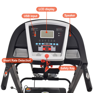 Lijiujia Easy Installation Customized logo Packing Foldable Running Machine Automatic Fitness LED Screen Home Use Treadmill