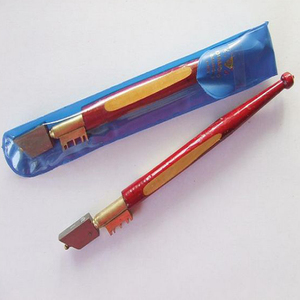 专业工业金刚石玻璃切割工具，带木柄，可定制OEM玻璃切割器尖端 - Product Image 3