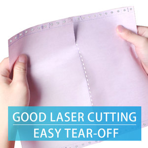 Excelentes hojas de papel de computadora continua de 3 capas Papel sin carbón NCR con excelente calidad de impresión para facturas