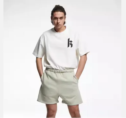 350GSM Polaire shorts de survêtement Logo personnalisé shorts en coton de haute qualité pour hommes