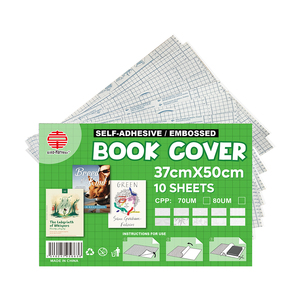 <strong>Hot</strong>-Selling <strong>PVC</strong> Self-Adhesive Book <strong>Cover</strong> for Students Cpp Transparent Glittery Protective Glue Used for Textbook Care - Product Image 2