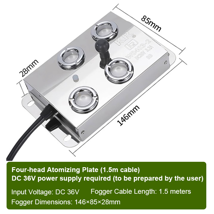 4 Heads Without Power supply