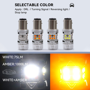 CANbus หลอดไฟ LED อัตโนมัติ bay15d P21/5W 1157ไฟ LED ระบบไฟส่องสว่างรถยนต์ LED อัตโนมัติ - Product Image 4