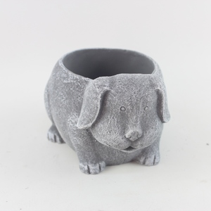 Grosir pot bunga semen singa bulat, penanam untuk bunga untuk penggunaan dalam/luar ruangan - Product Image 3