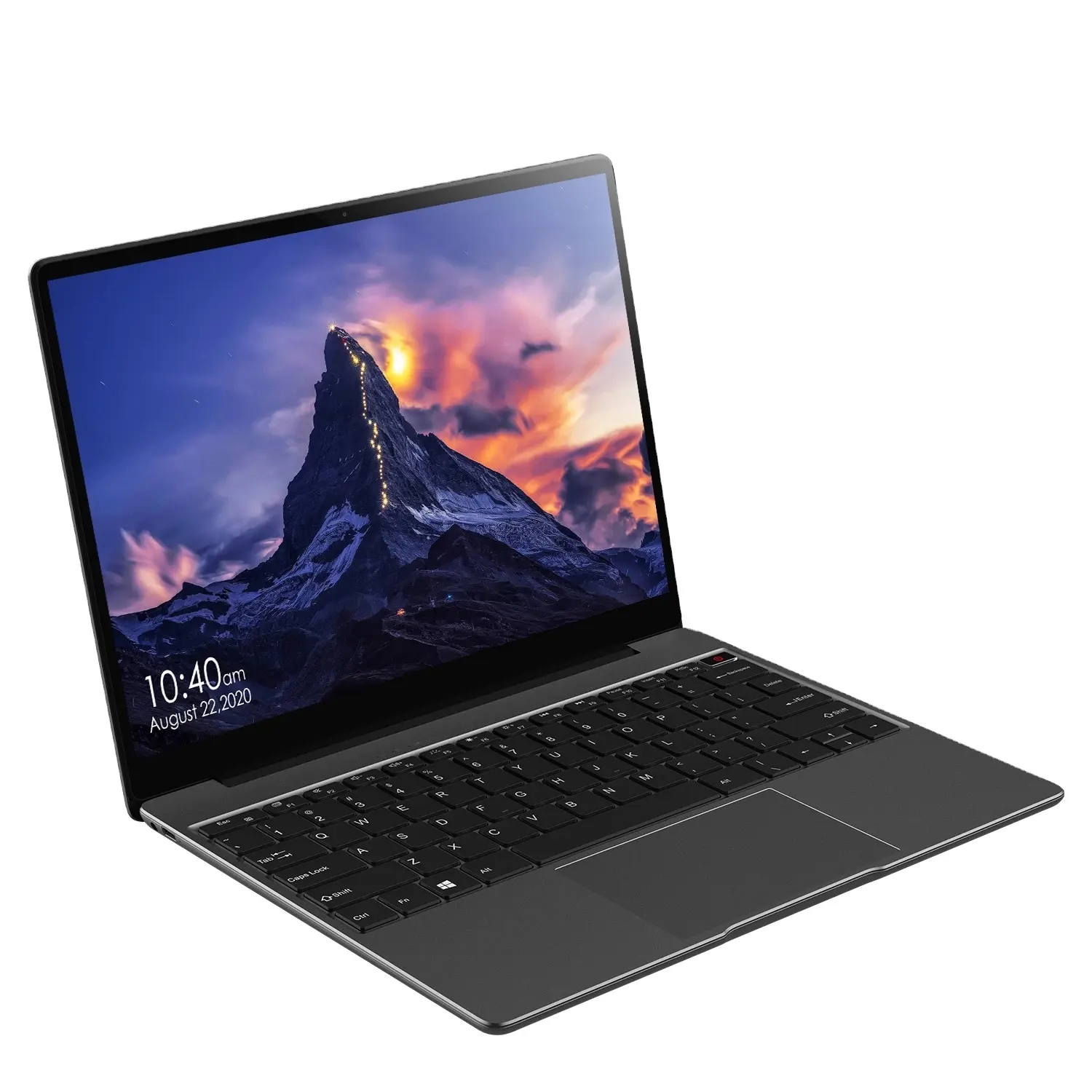 OEM четырехъядерный ноутбук 13 дюймов WIFI бизнес серый 256GB SSD ноутбуки