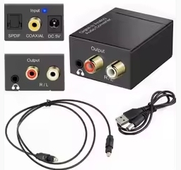 Digital to Analog Coaxial Optical Digital to Analog 3.5mm Audio Converter - Product Image 3