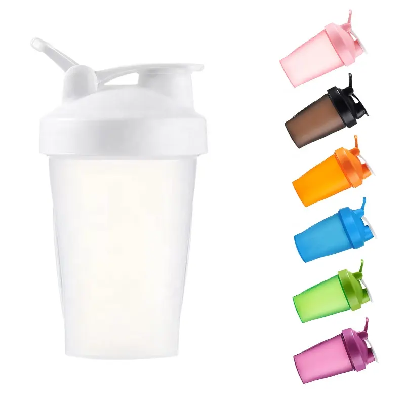 Nuovo stile 18oz tritan custom design sublimazione bpa free juice blender tazze di proteine del ghiaccio bottiglia per shaker d'acqua