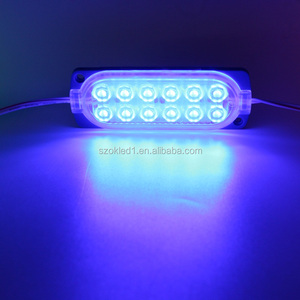 Mavi renk led 2835 modülü, yanıp sönen açık led modül enjeksiyon, IP65 araba yan ışık dekorasyonu 24v 12v flaş led ışık modülü - Product Image 2