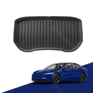 Lüks 3D TPE araba paspaslar modeli 3 Y tüm hava halı kapak Tesla için ön arka gövde Mat Set 2022 2023 2024 2025 - Product Image 2