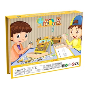 Multi Function Drawing Board Engineering Magnetic Puzzle <strong>Books</strong> Kids Educational Puzzle for Kids 2023
