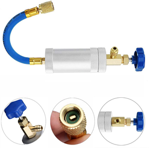 1/2&quot; <strong>ACME</strong> Male and <strong>Female</strong> Fits Universal Oil Filling Syringe for R134A Air Conditioning Injection Tool R134a AC Oil Dye Injector - Product Image 2