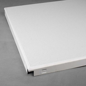 Factory Wholesale 60X60 Perforated Aluminium Ceiling Techos Acoustic Tile Drop Suspended Ceiling Plafones Para <strong>Techo</strong> - Product Image 3
