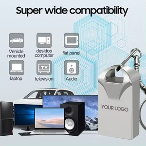 迷你8gb USB 2.0金属USB 3.0闪存棒定制钥匙扣记忆笔批发新定制USB钥匙 - Product Image 6