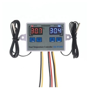 LED Dual Digital Temperature12V 24V 110-220V <strong>Controller</strong> <strong>Two</strong> Relay <strong>Output</strong> Thermostat for Incubator Heating Cooling W1088 - Product Image 1