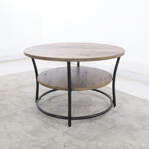 Hotel Luxury Modern Center <strong>Table</strong> Round Black Metal Side Center Coffee <strong>Table</strong> Nest of <strong>3</strong> <strong>Table</strong> <strong>Set</strong> <strong>3</strong> Tiers Mdf Wood Home Furniture - Product Image 2