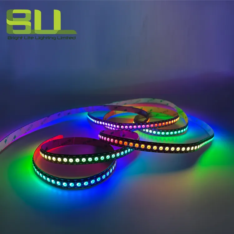 شريط LED مرن من addsable SMD5050 بكسل WS2815 DC12V RGB لضوء الديكور الجوي