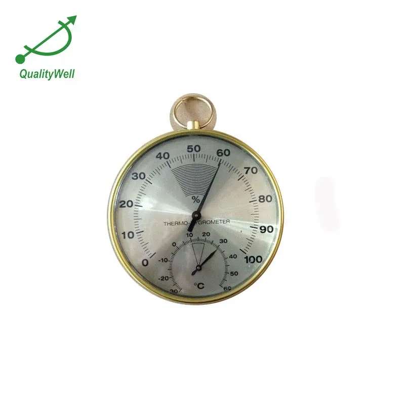 Plastic thermometer hygrometer indoor